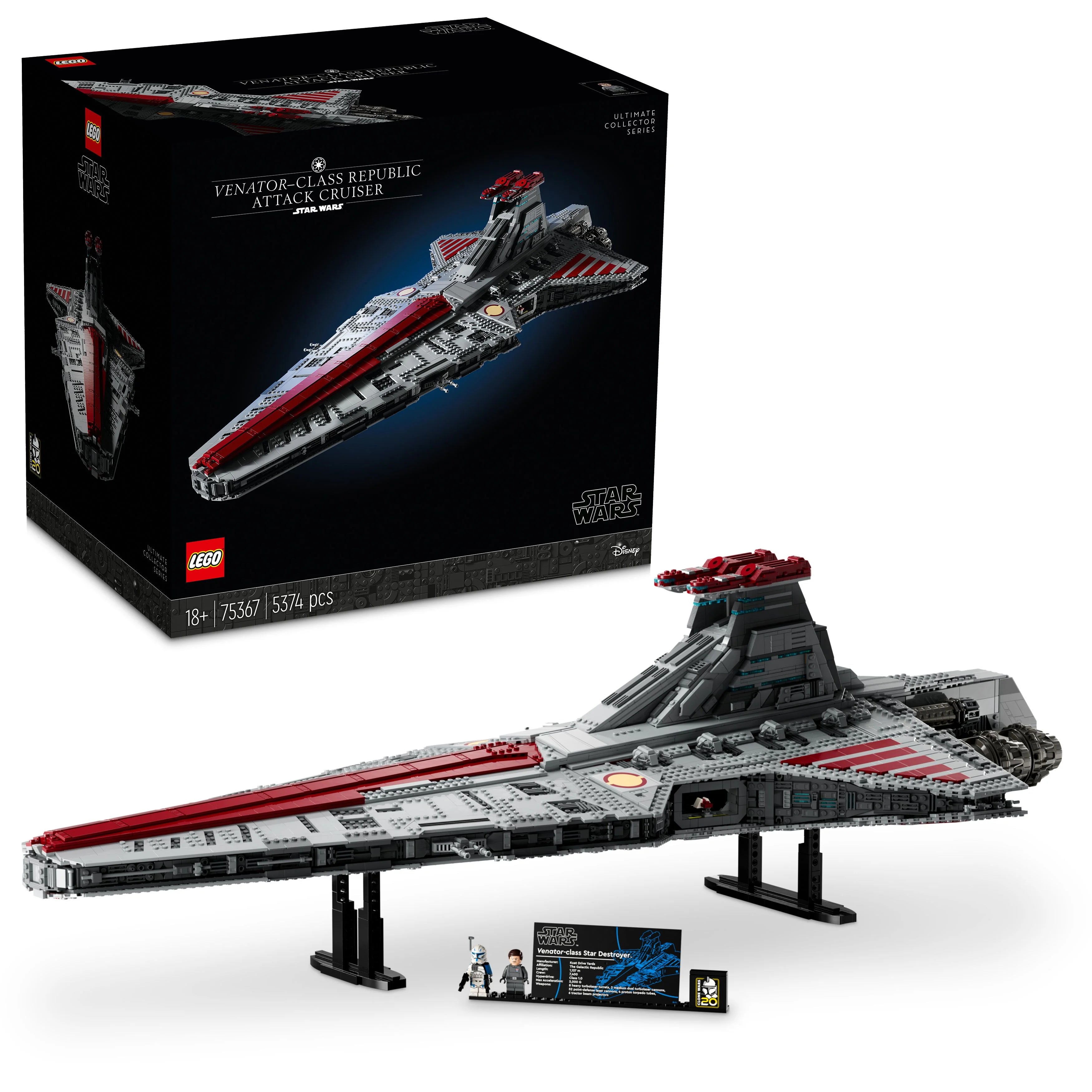 LEGO® Star Wars™ Republikanischer Angriffskreuzer der Venator-Klasse (75367)