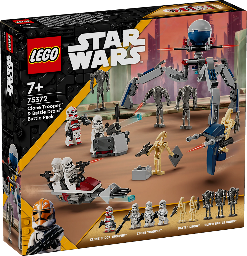 LEGO® Star Wars™ Clone Trooper™ & Battle Droid™ Battle Pack (75372)
