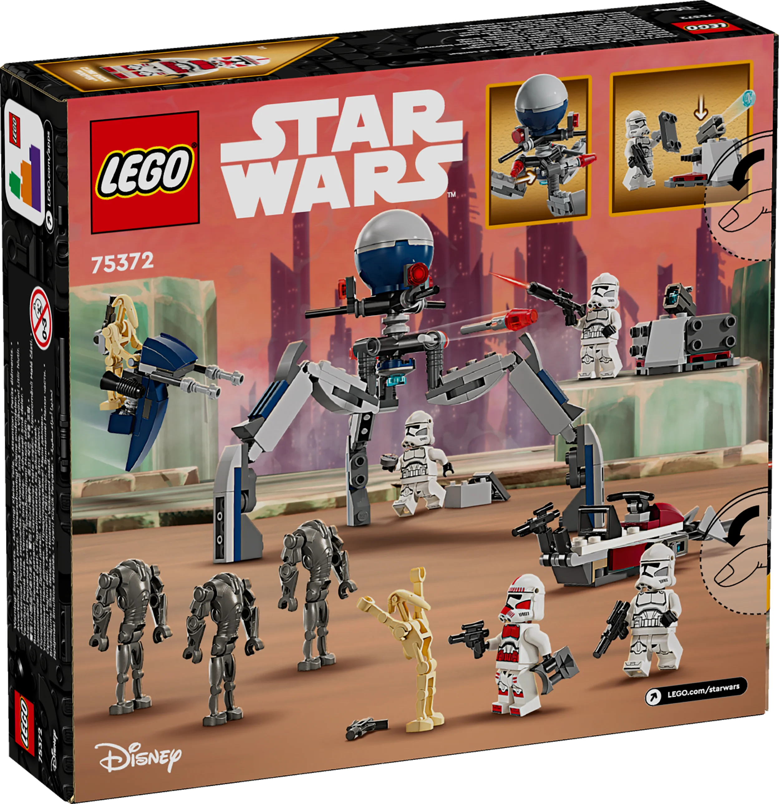 LEGO® Star Wars™ Clone Trooper™ & Battle Droid™ Battle Pack (75372)
