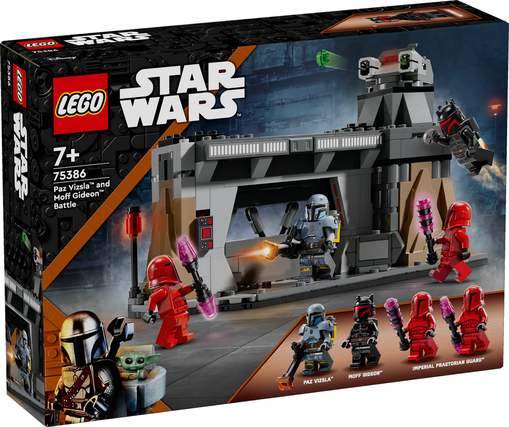 LEGO® Star Wars™ Duell zwischen Paz Vizsla™ und Moff Gideon™ (75386)