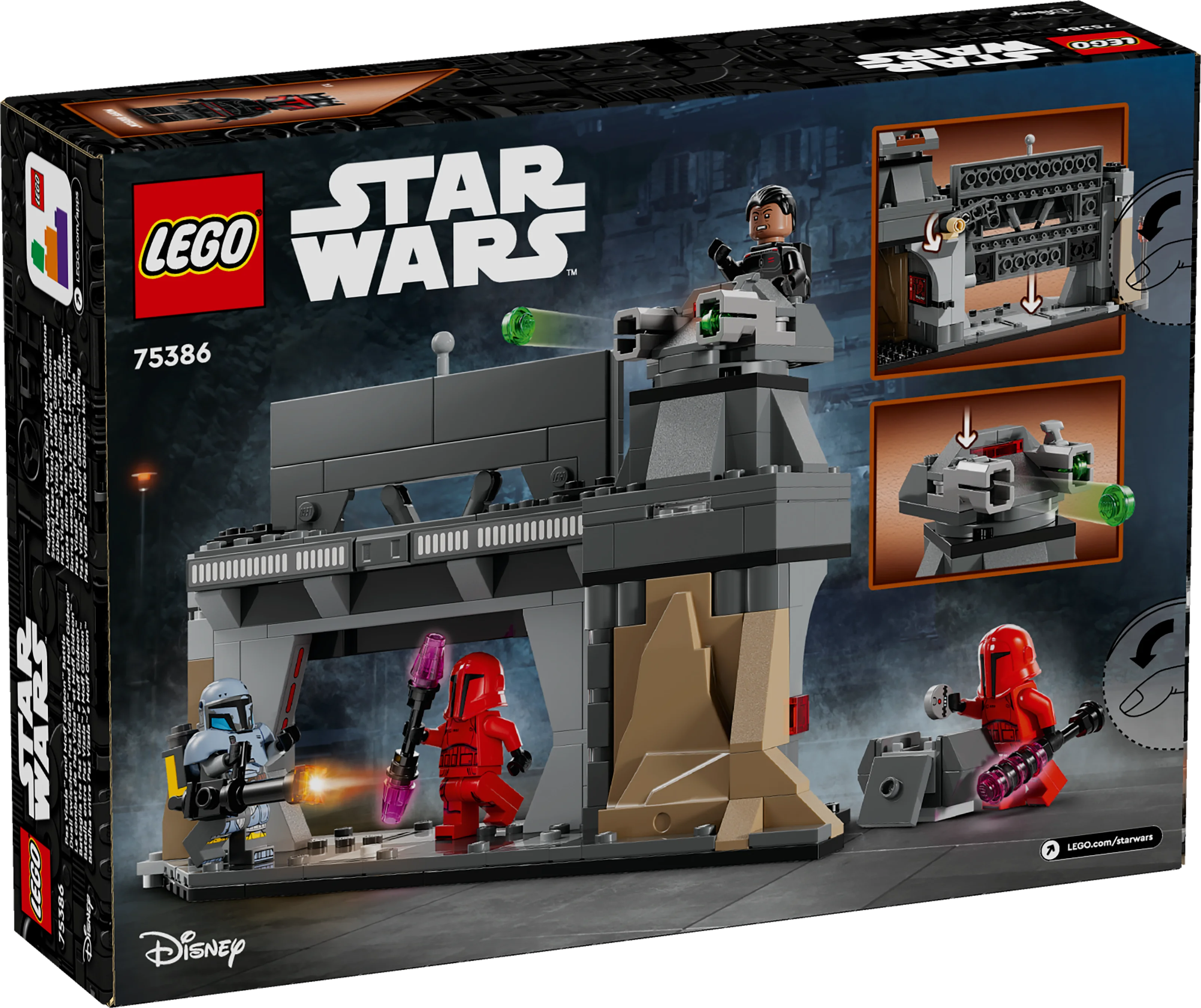 LEGO® Star Wars™ Duell zwischen Paz Vizsla™ und Moff Gideon™ (75386)
