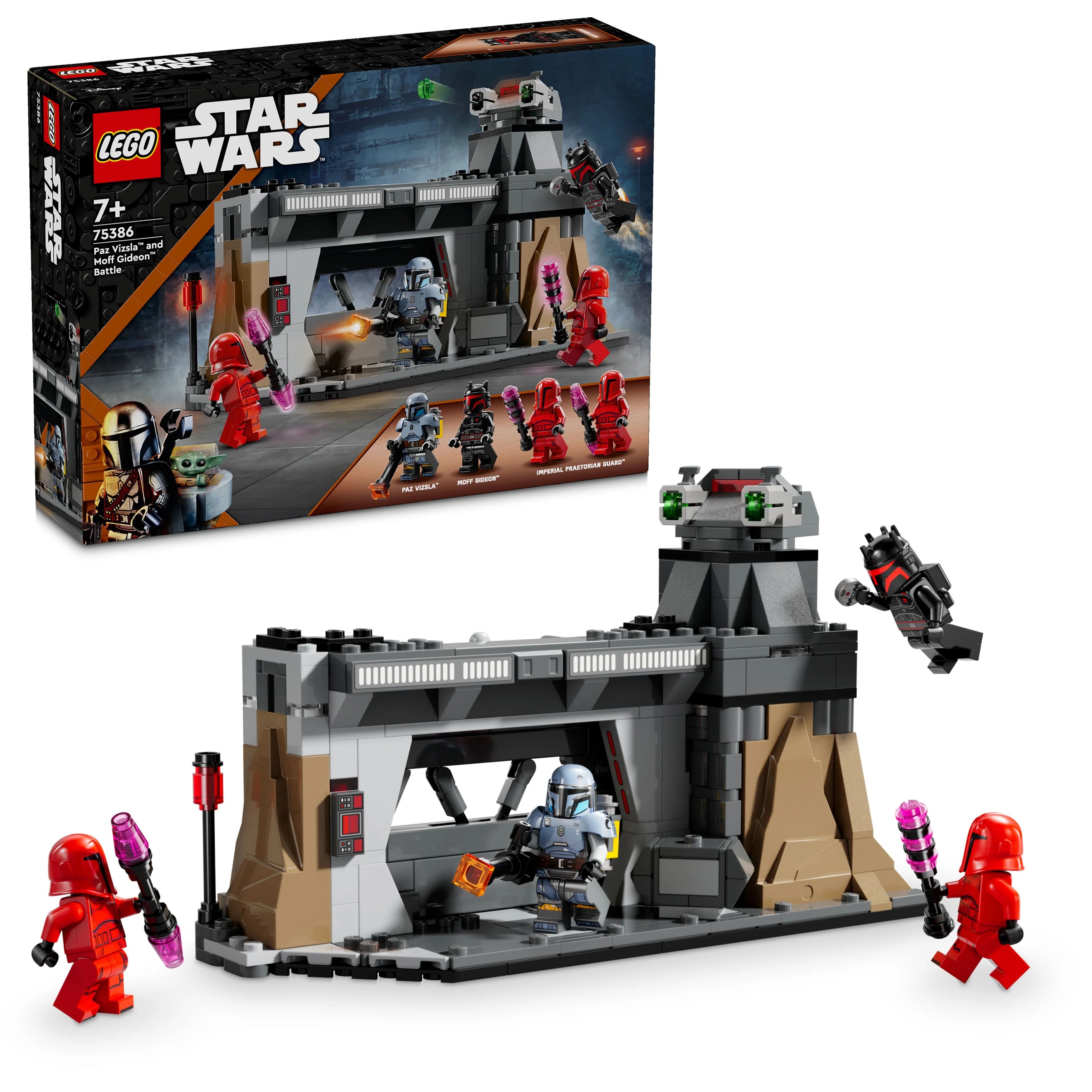 LEGO® Star Wars™ Duell zwischen Paz Vizsla™ und Moff Gideon™ (75386)
