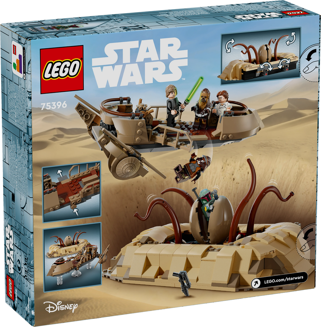 LEGO® Star Wars™ Wüsten-Skiff und Sarlacc-Grube (75396)