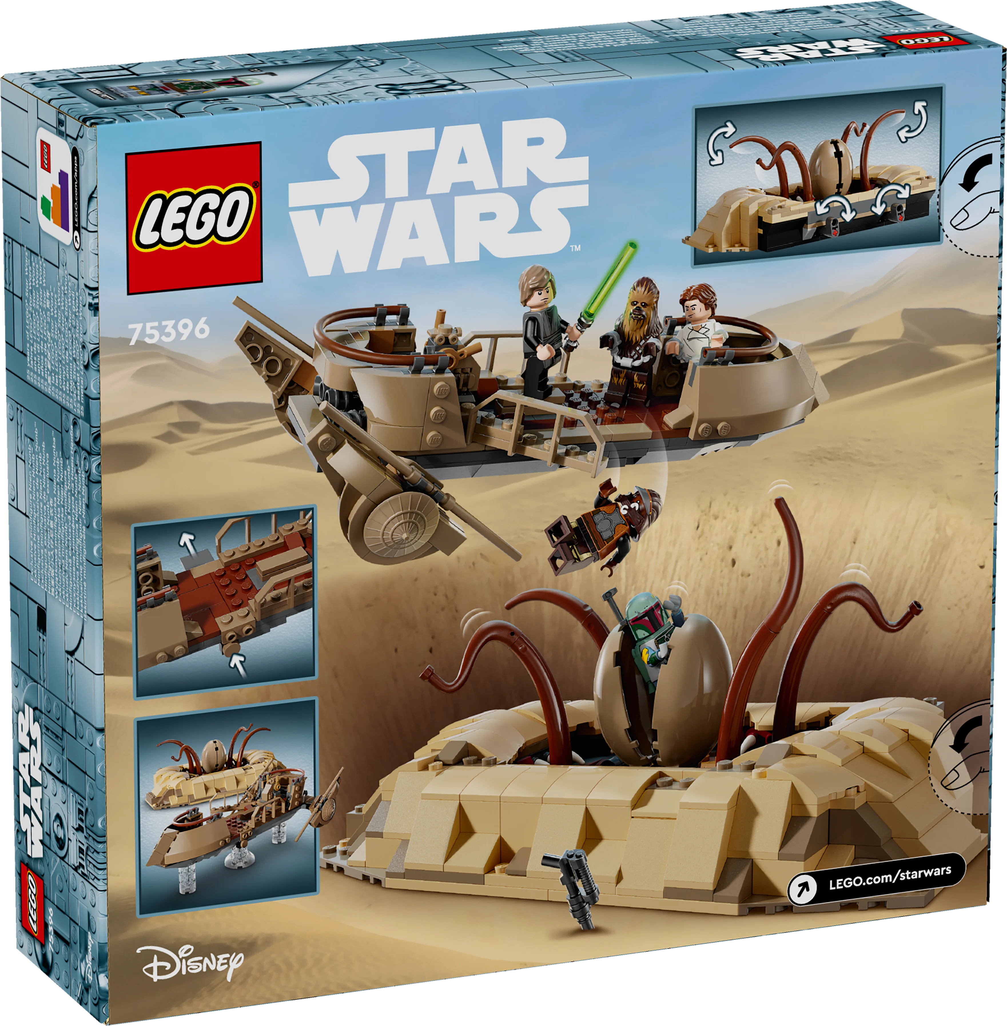 LEGO® Star Wars™ Wüsten-Skiff und Sarlacc-Grube (75396)