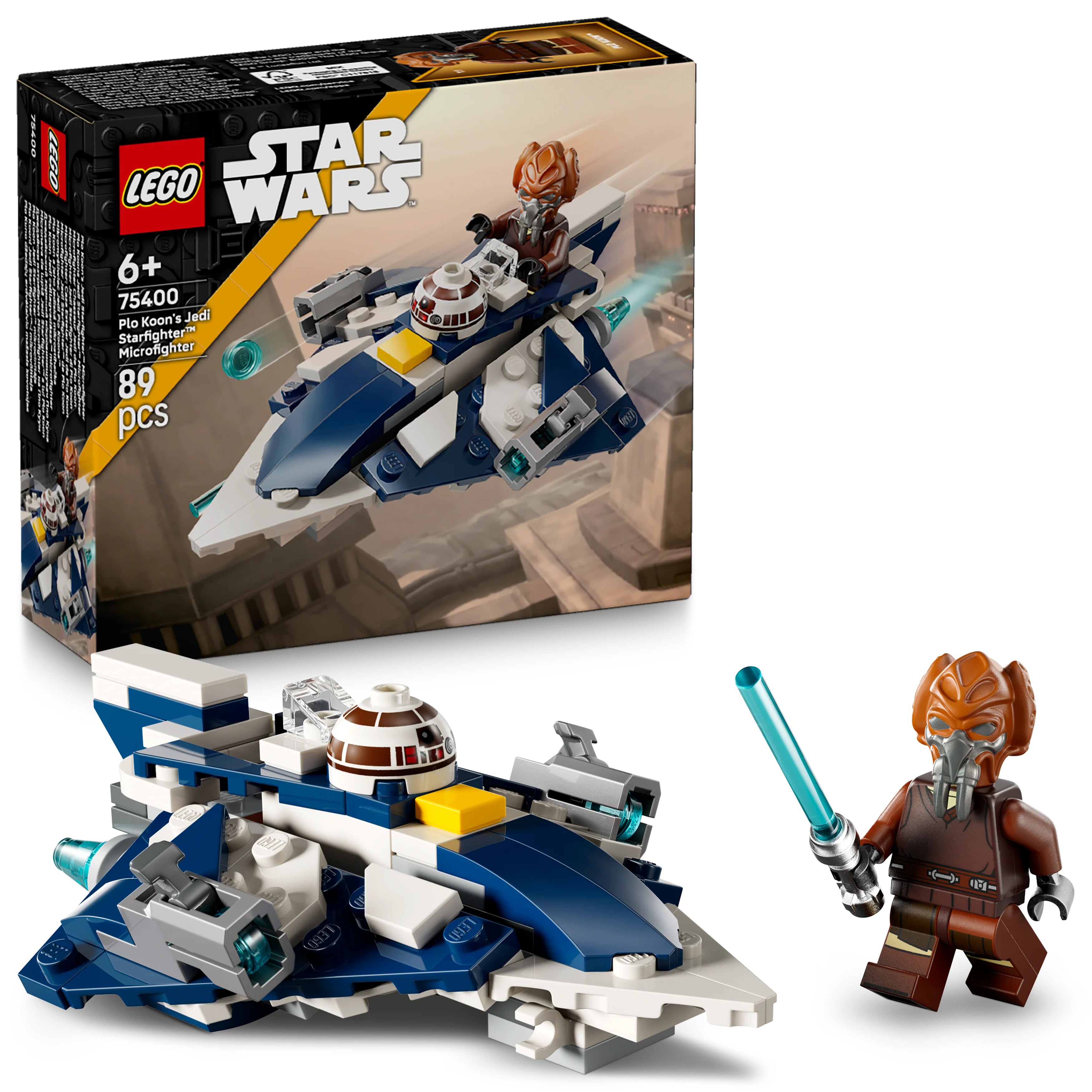 LEGO® Star Wars™ Plo Koons Jedi Starfighter™ Microfighter (75400)