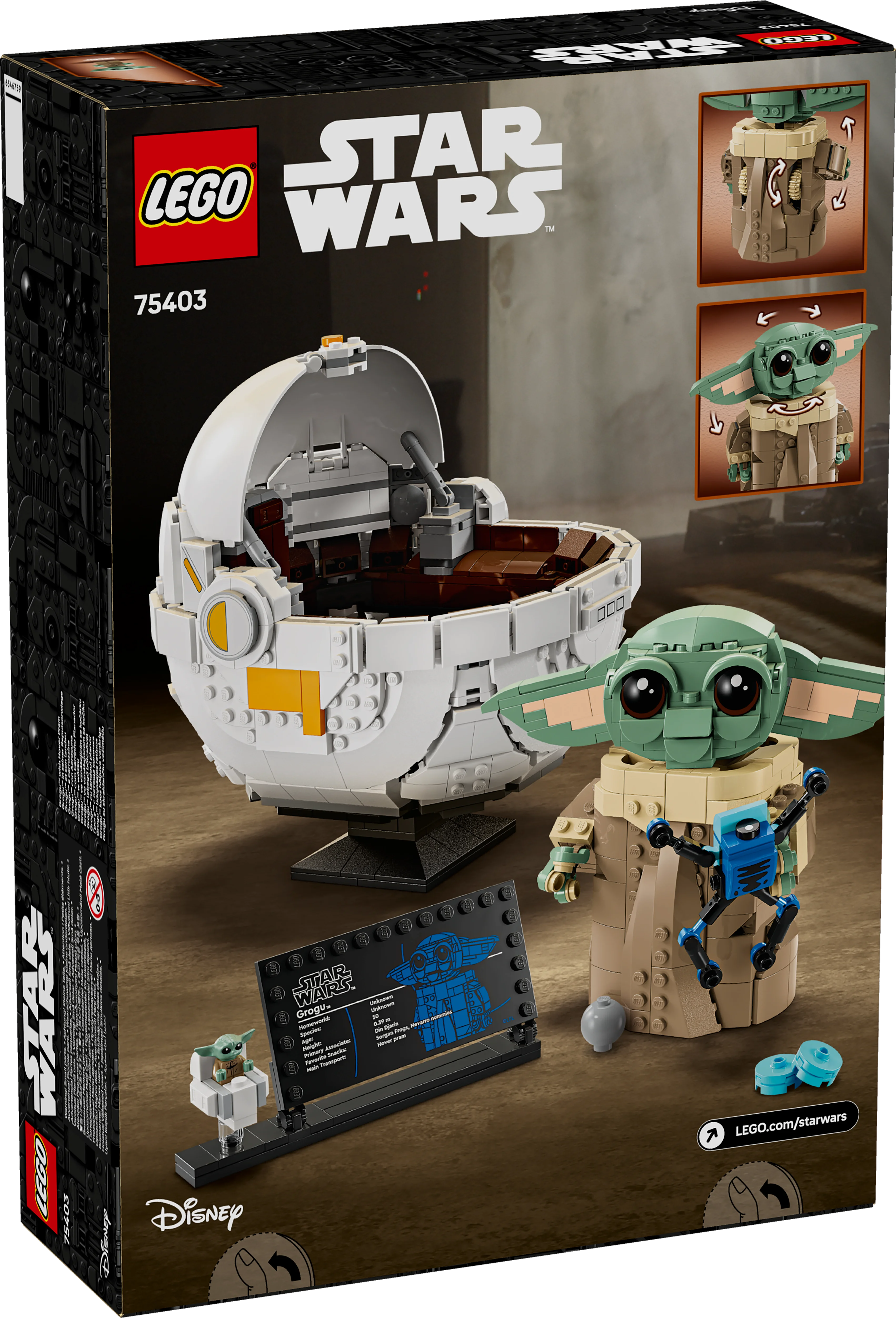 LEGO® Star Wars: The Mandalorian Grogu™ in seiner Repulsorwiege (75403)