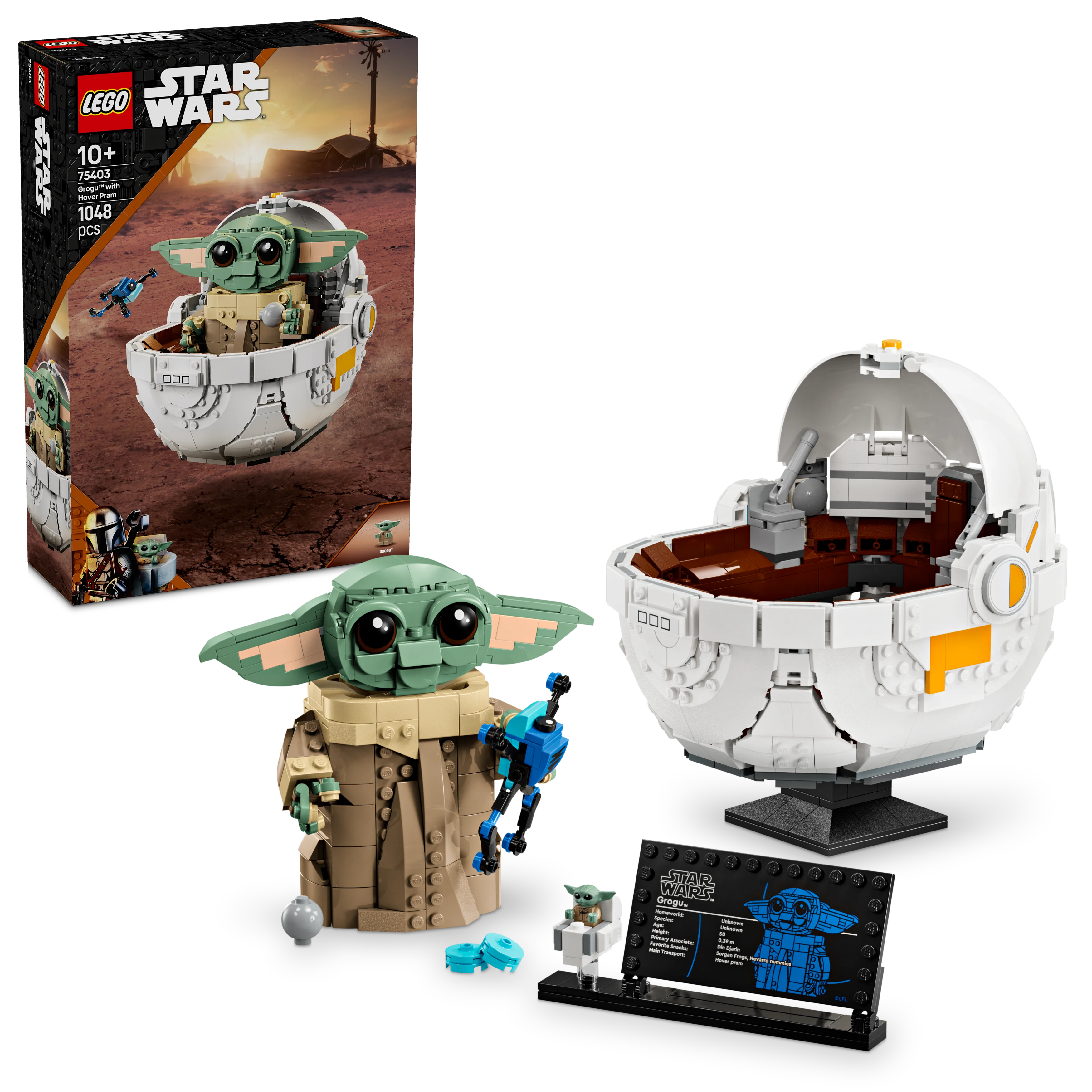 LEGO® Star Wars: The Mandalorian Grogu™ in seiner Repulsorwiege (75403)