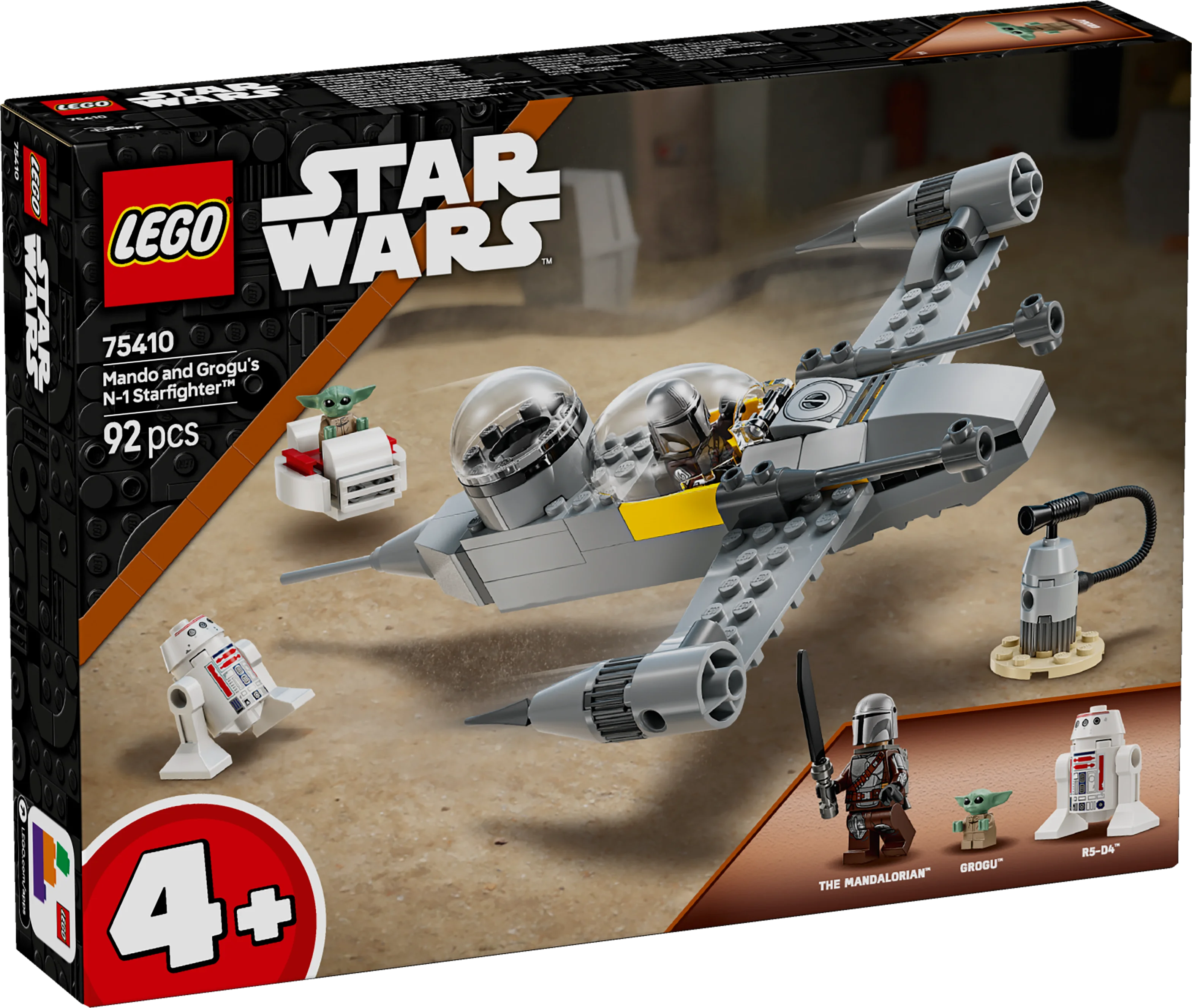 LEGO® Star Wars™ Mandos und Grogus N-1 Starfighter™(75410)