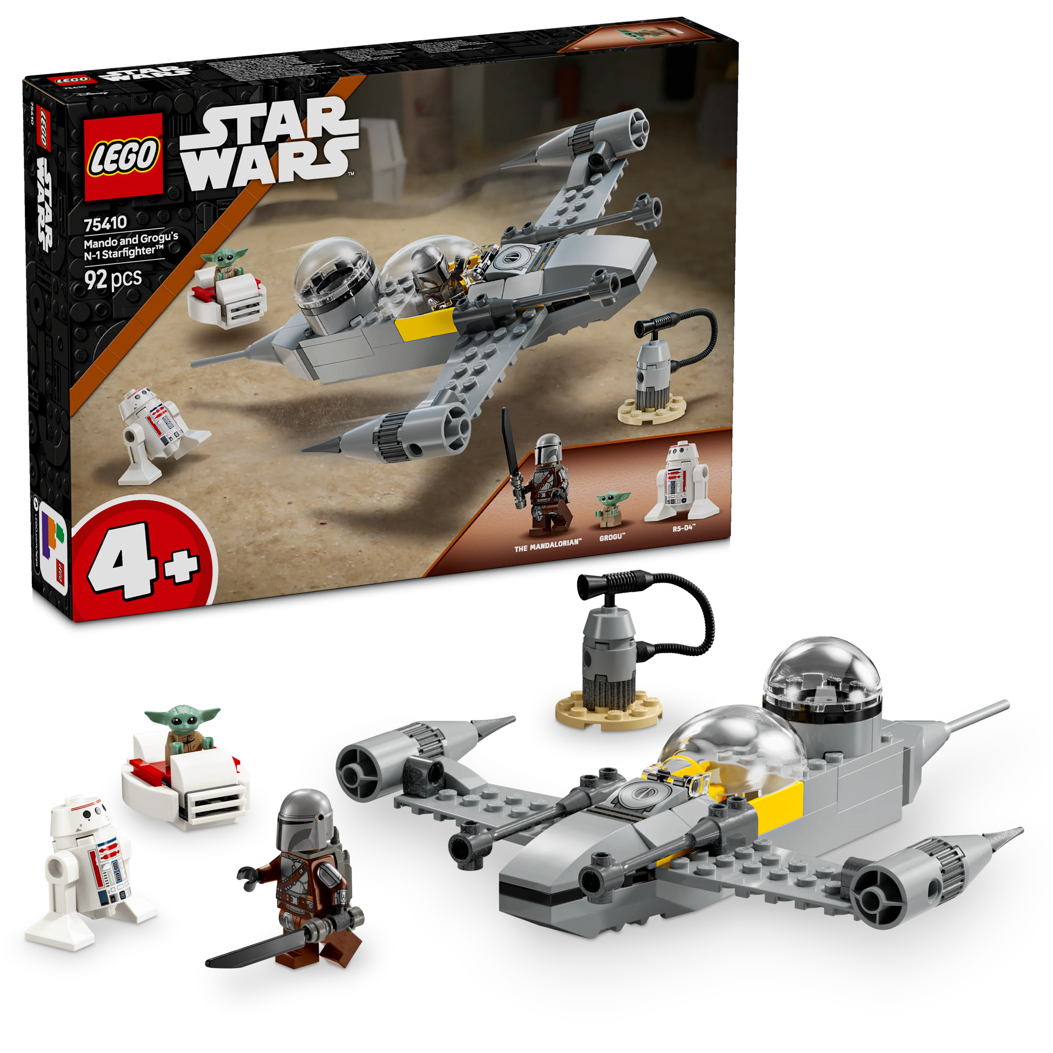LEGO® Star Wars™ Mandos und Grogus N-1 Starfighter™(75410)