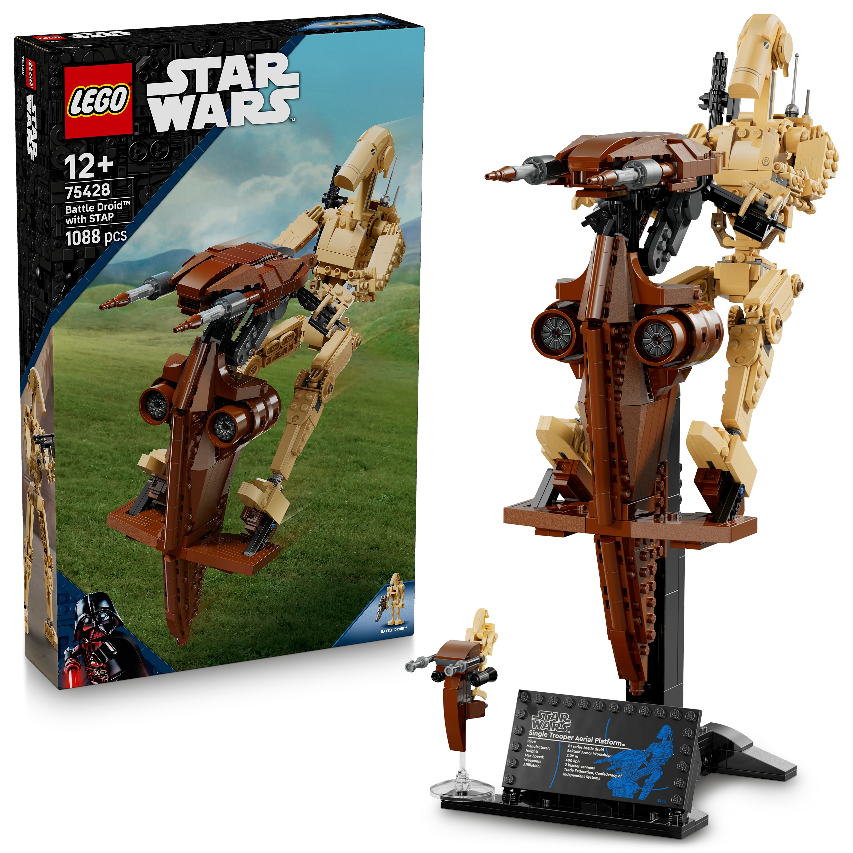 LEGO® Star Wars: Die dunkle Bedrohung Kampfdroide mit STAP (75428)