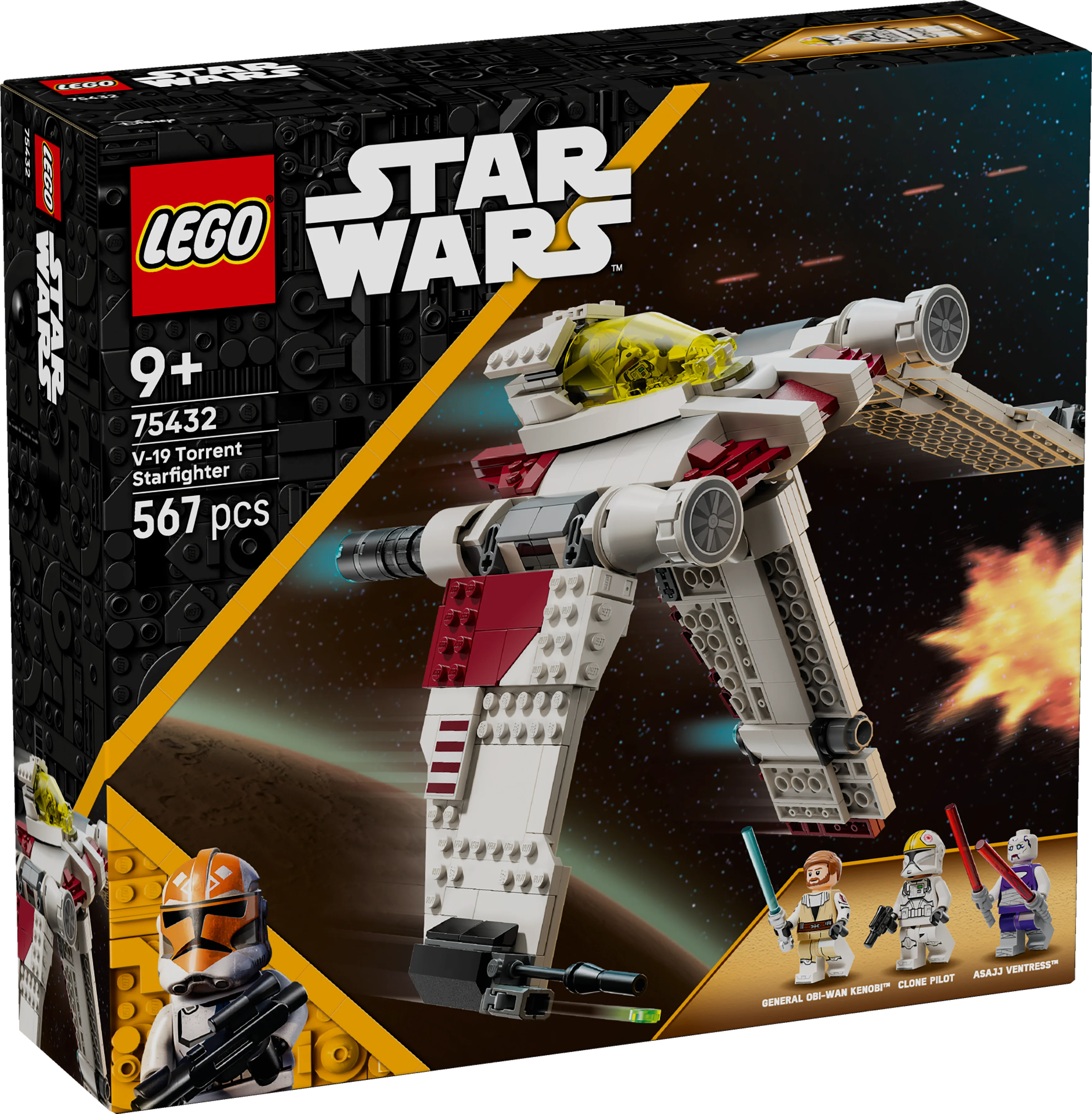 LEGO® Star Wars: The Clone Wars V-19 Torrent-Sternjäger (75432)