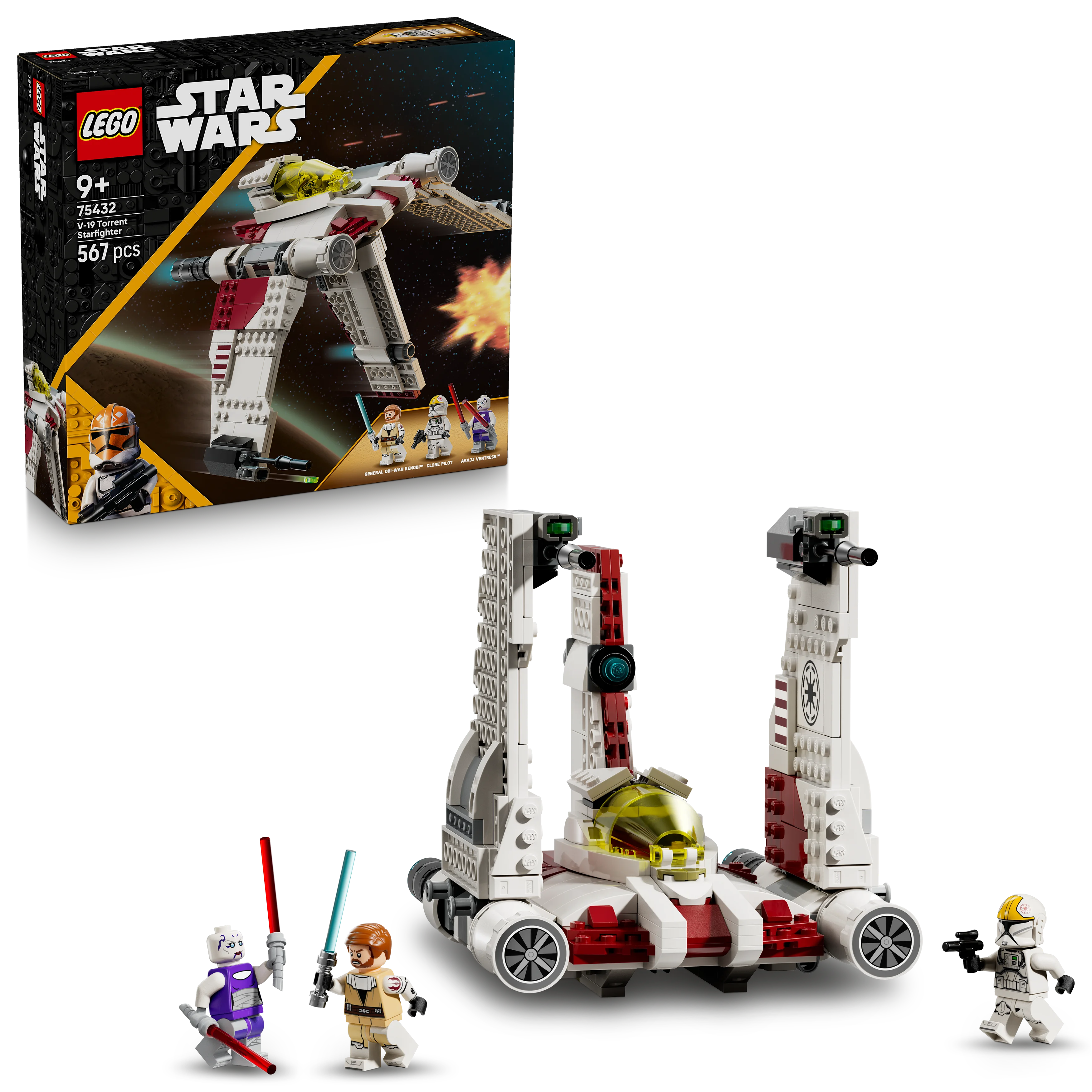 LEGO® Star Wars: The Clone Wars V-19 Torrent-Sternjäger (75432)