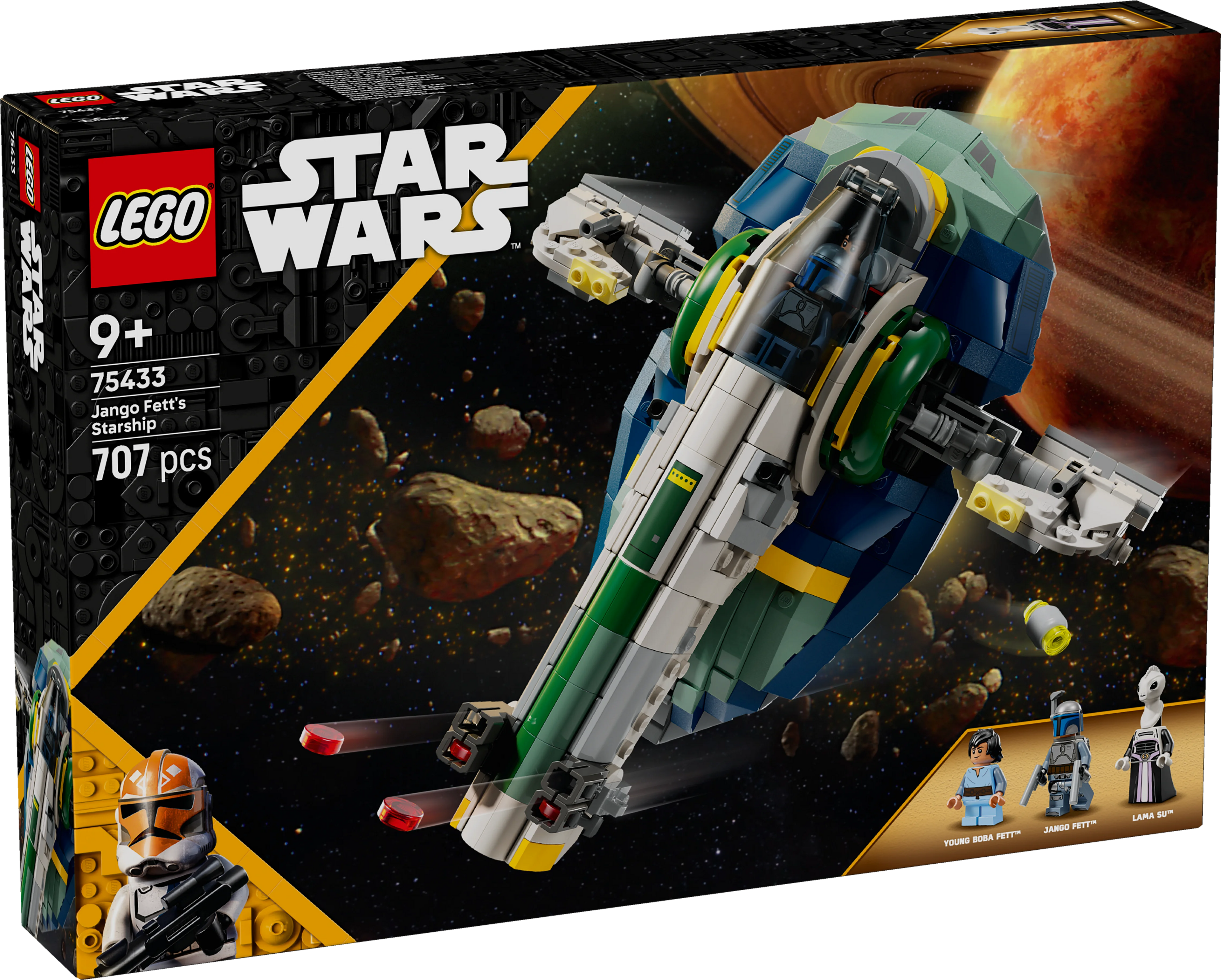 LEGO® Star Wars: Angriff der Klonkrieger Jango Fetts Sternenschiff (75433)
