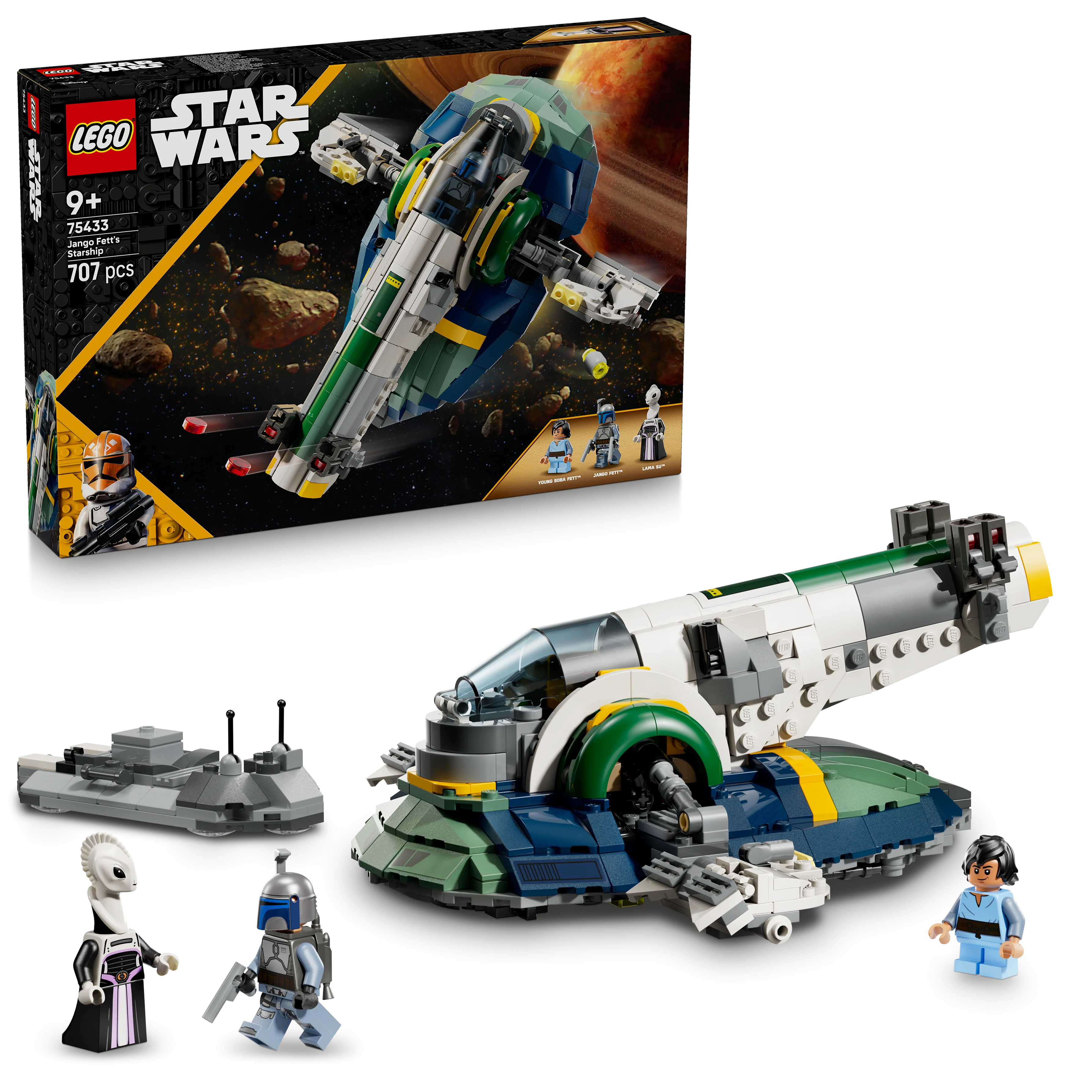 LEGO® Star Wars: Angriff der Klonkrieger Jango Fetts Sternenschiff (75433)