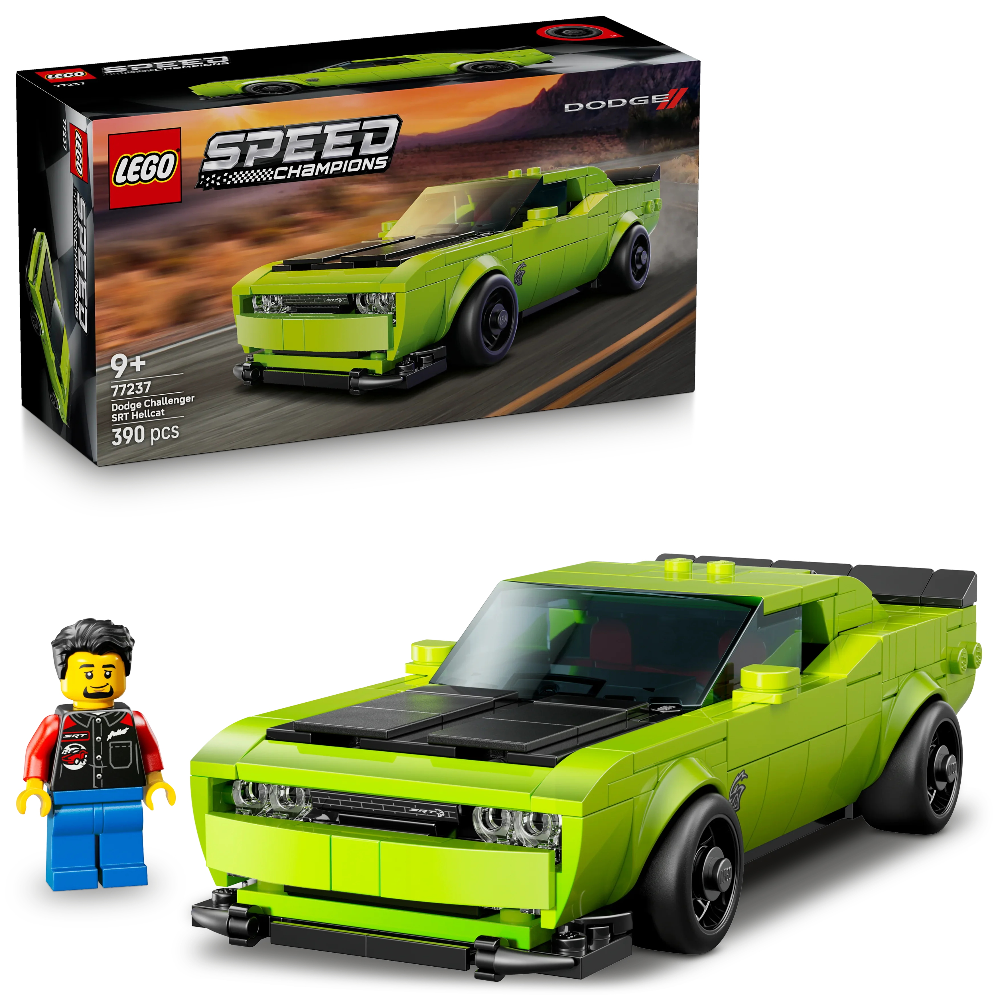 LEGO® 77237 Speed Champions Dodge Challenger SRT Hellcat Sportwagen