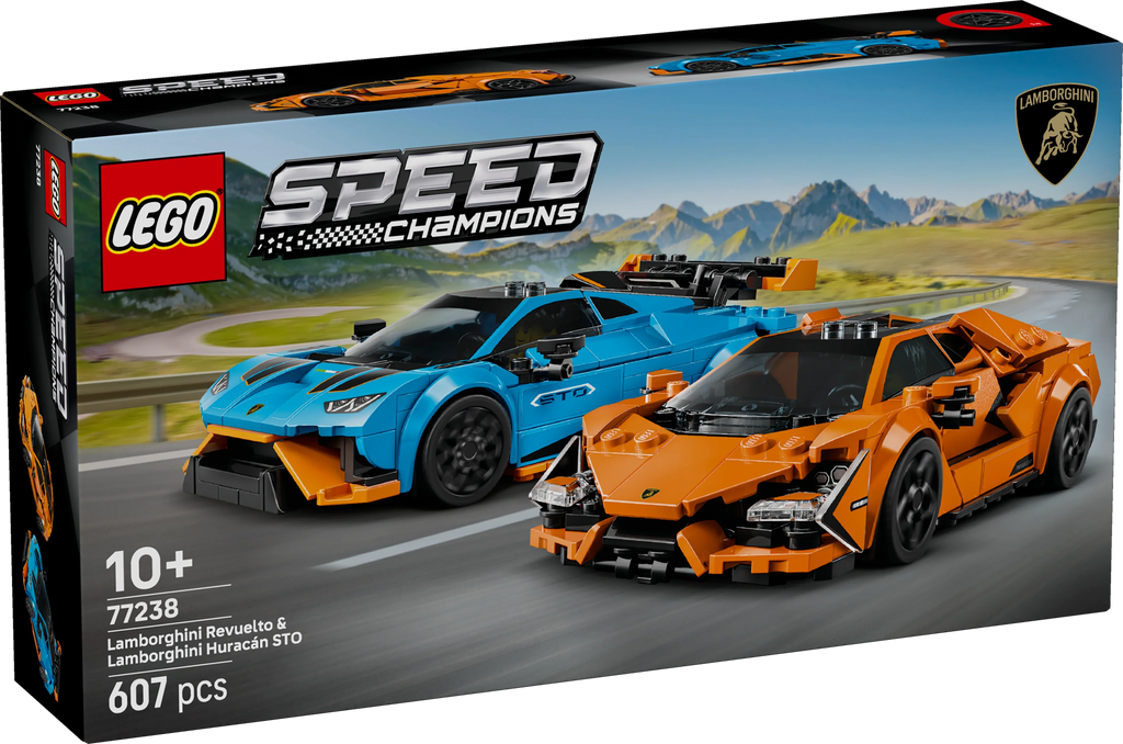 LEGO® 77238 Speed Champions Lamborghini Revuelto und Huracán STO