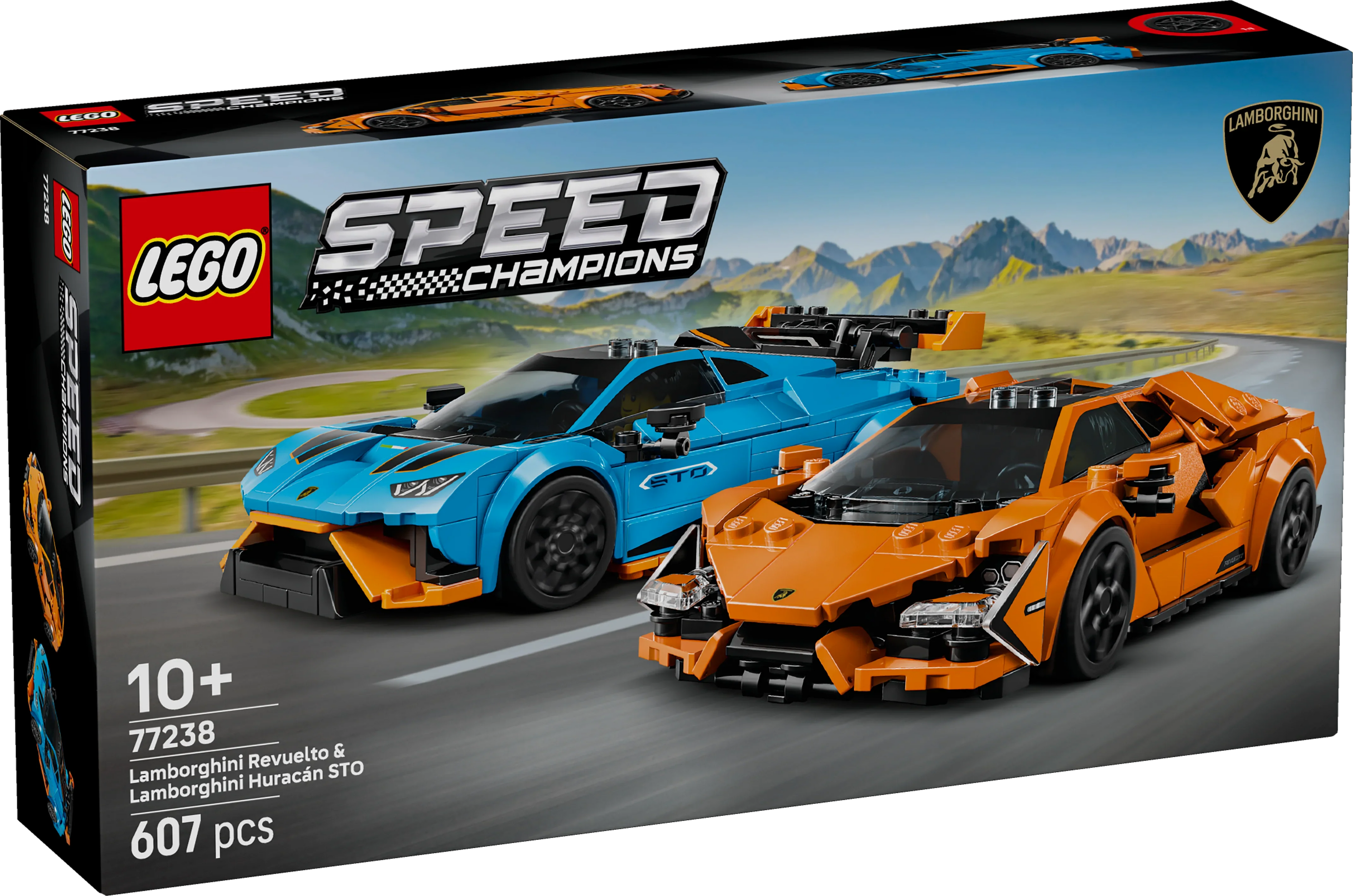 LEGO® 77238 Speed Champions Lamborghini Revuelto und Huracán STO