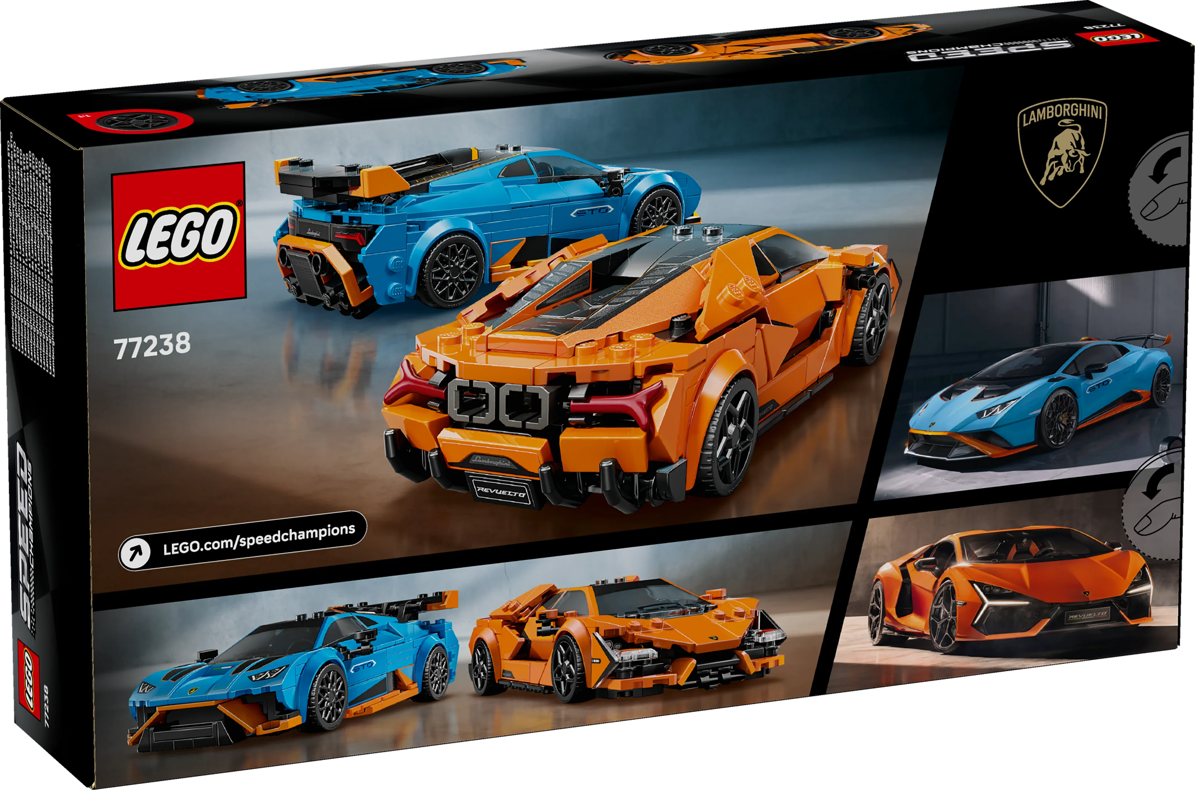 LEGO® 77238 Speed Champions Lamborghini Revuelto und Huracán STO