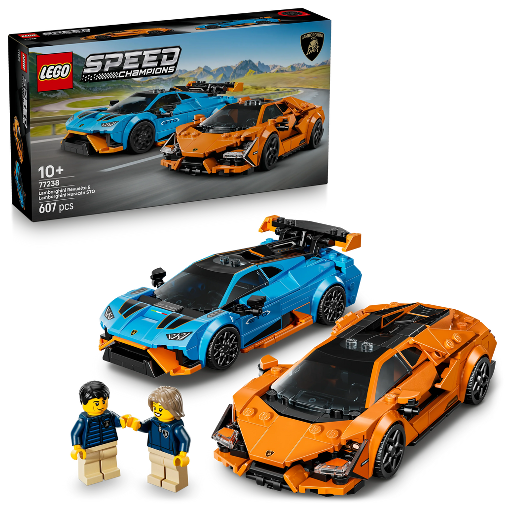 LEGO® 77238 Speed Champions Lamborghini Revuelto und Huracán STO
