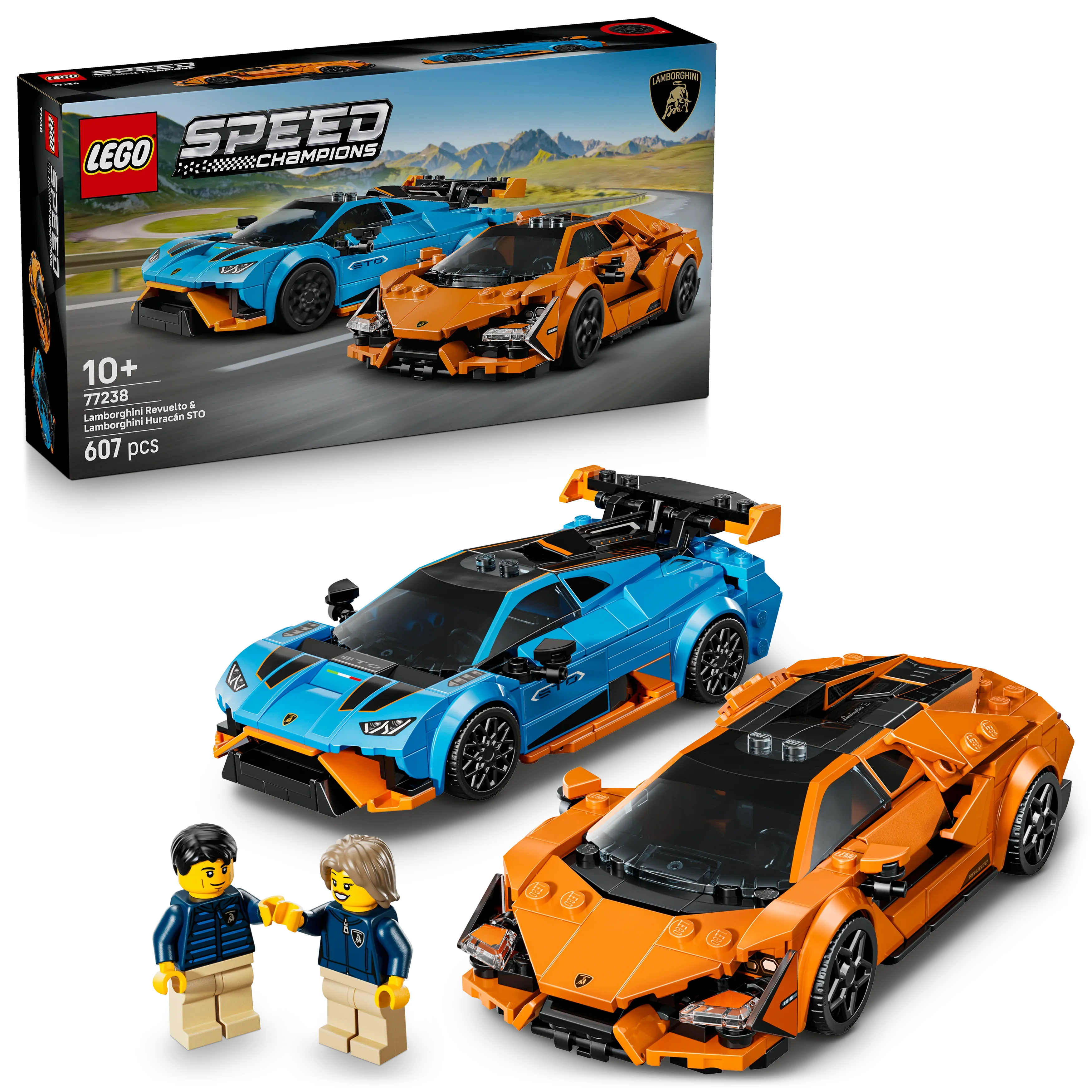 LEGO® 77238 Speed Champions Lamborghini Revuelto und Huracán STO