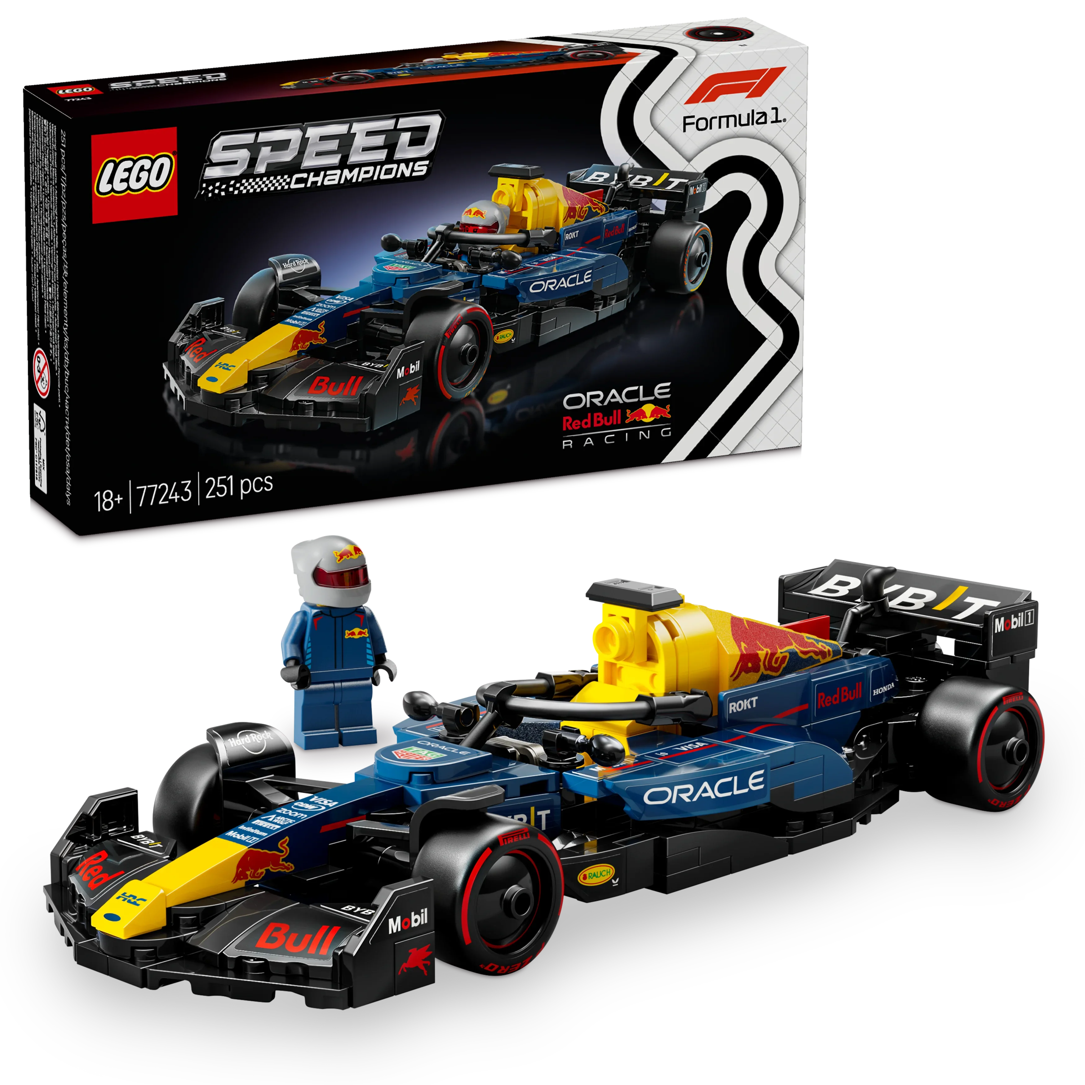 LEGO® 77243 Speed Champions Oracle Red Bull Racing RB20 F1® Rennauto
