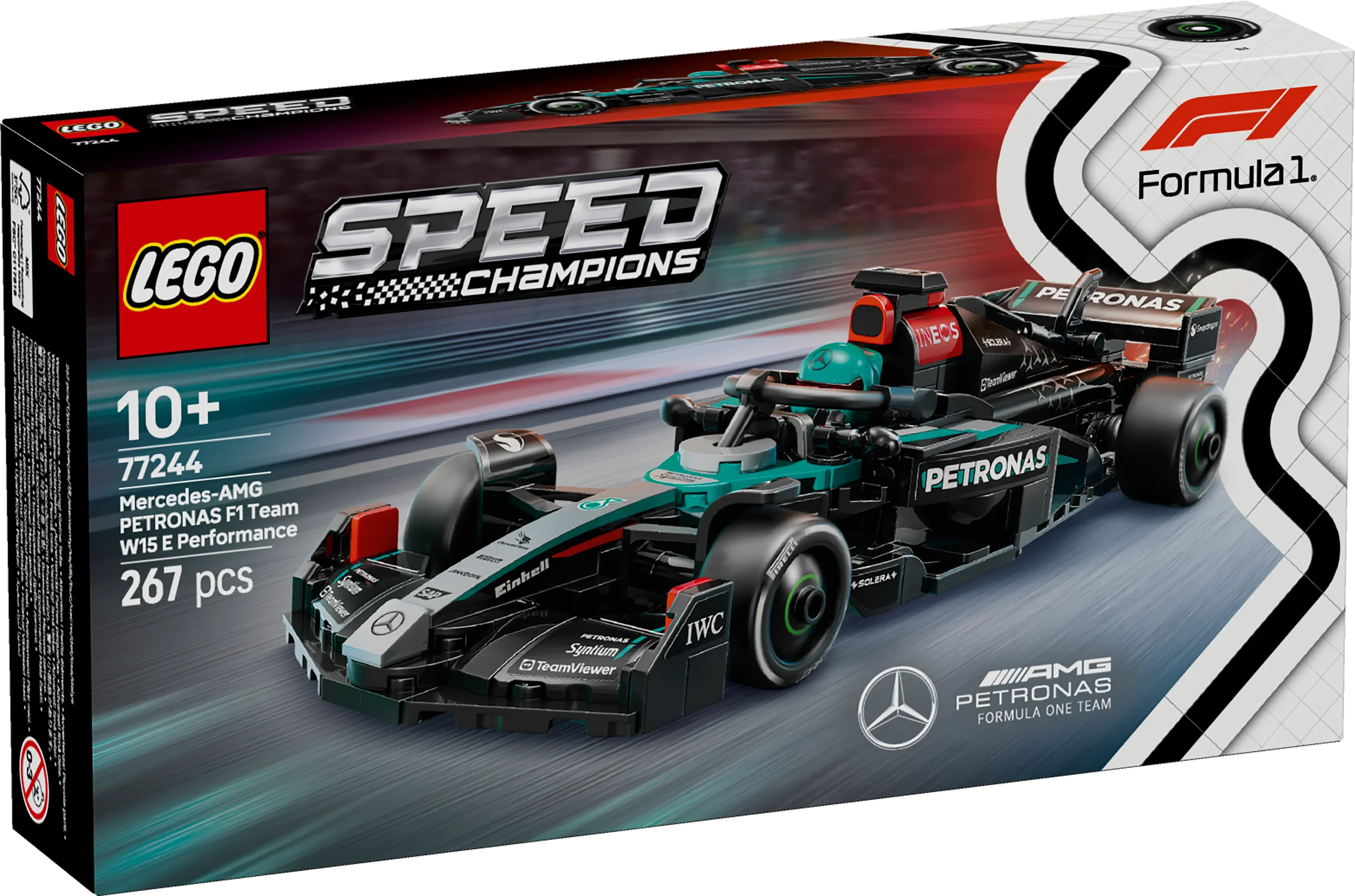 LEGO® 77244 Speed Champions Mercedes-AMG F1® W15 Rennauto