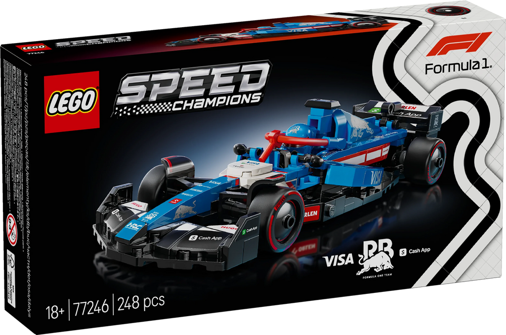 LEGO® 77246 Speed Champions Visa Cash App RB VCARB 01 F1® Rennauto