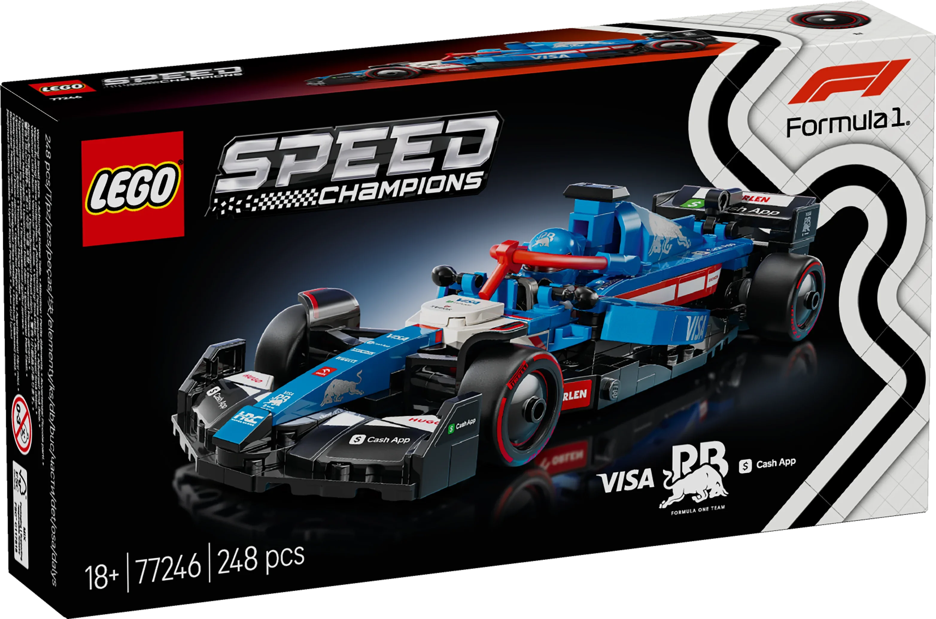 LEGO® 77246 Speed Champions Visa Cash App RB VCARB 01 F1® Rennauto