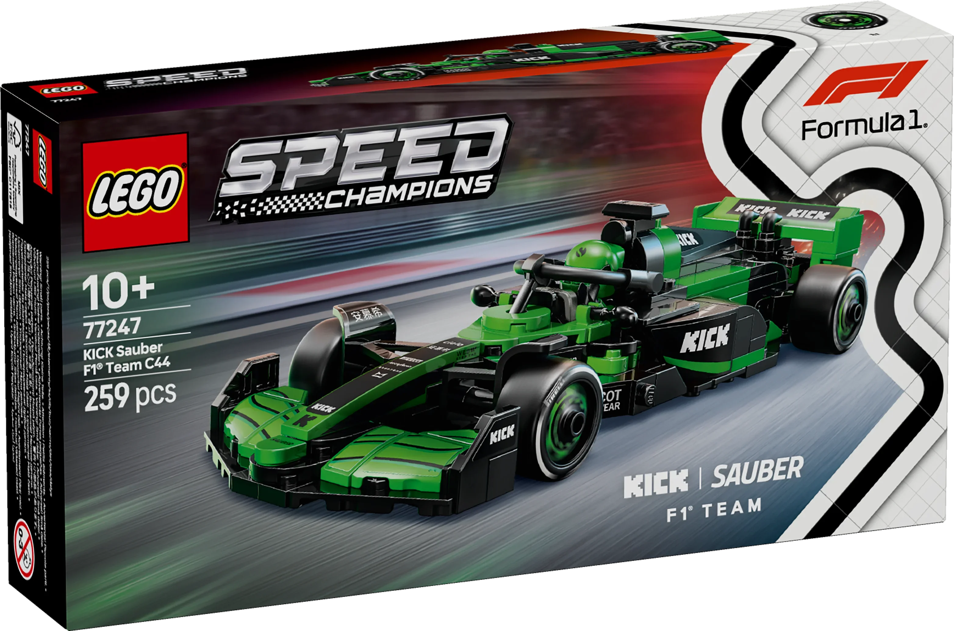 LEGO® 77247 Speed Champions KICK Sauber F1® Team C44 Rennauto