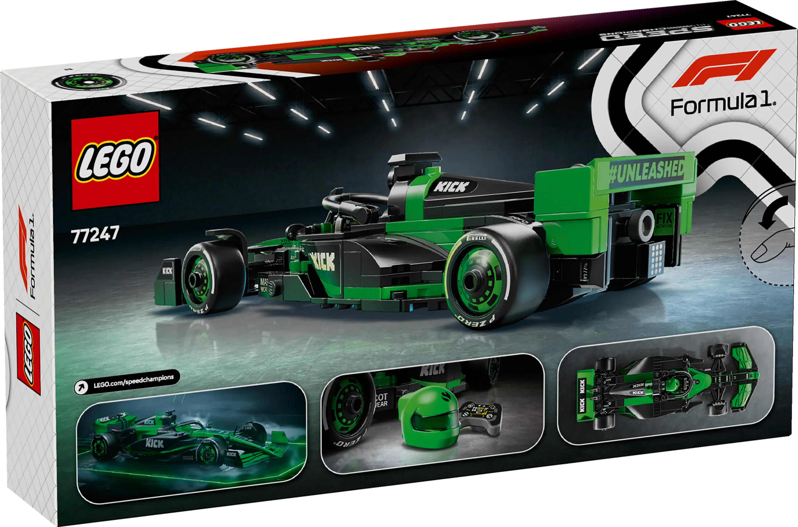 LEGO® 77247 Speed Champions KICK Sauber F1® Team C44 Rennauto