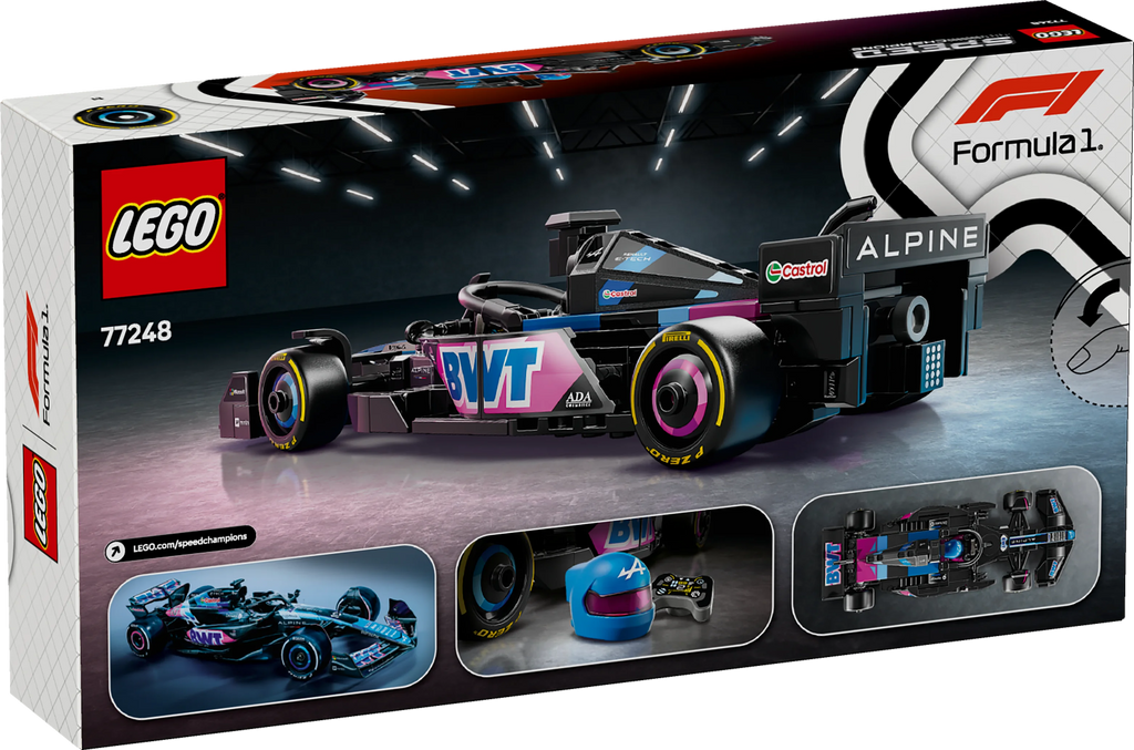 LEGO® 77248 Speed Champions BWT Alpine F1® Team A524 Rennauto