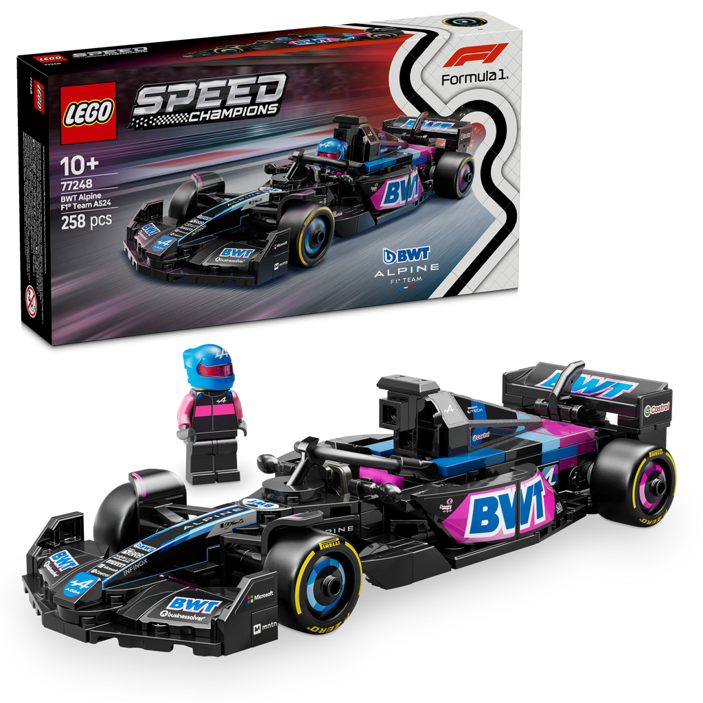 LEGO® 77248 Speed Champions BWT Alpine F1® Team A524 Rennauto