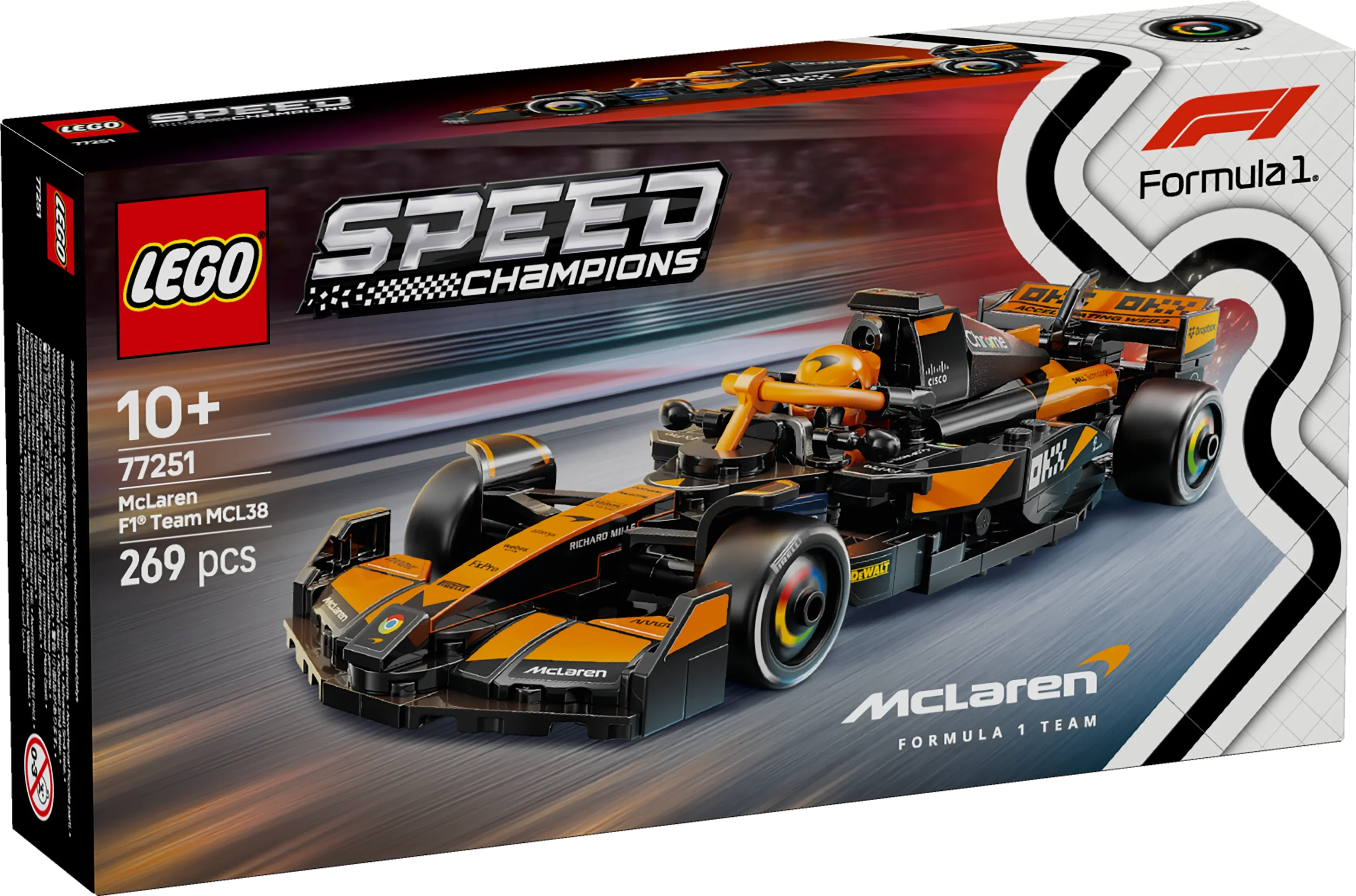 LEGO® 77251 Speed Champions McLaren F1® Team MCL38 Rennauto
