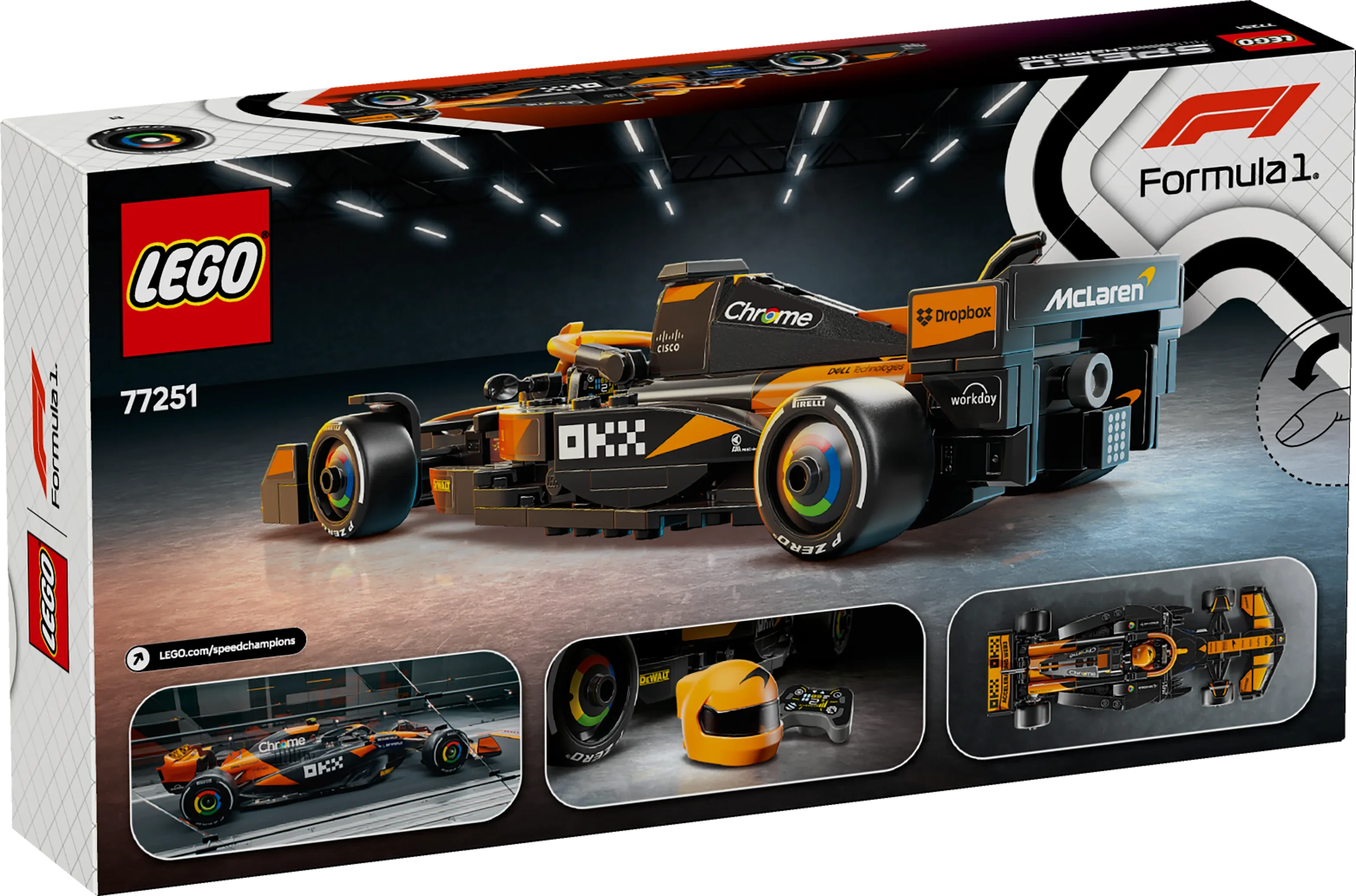 LEGO® 77251 Speed Champions McLaren F1® Team MCL38 Rennauto